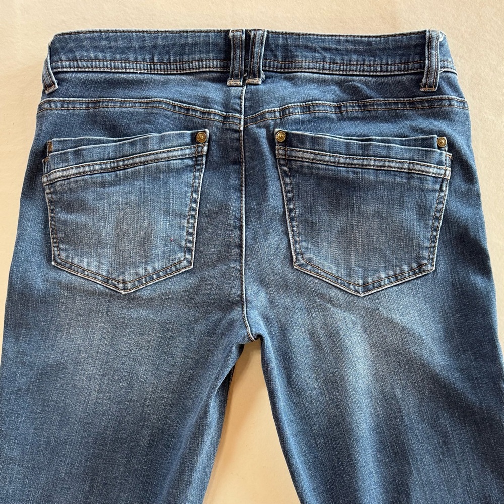 Democracy Tummy Control Distressed Frayed Ankle Skimmer (4) - Picture 11 of 15